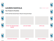 Tablet Screenshot of laurenrantala.com